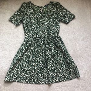 ASOS green dress with pockets USA size 4